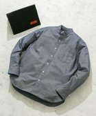 【アーバンリサーチ ロッソ/URBAN RESEARCH ROSSO / MEN】の『WEB限定』『XXLサイズあり』『抗菌/消臭』ハイパフォーマンスオックスバンドカラーシャツ INDIGO|ID: prp329100004979672 ipo3291000000037349790