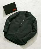 【アーバンリサーチ ロッソ/URBAN RESEARCH ROSSO / MEN】の『WEB限定』『XXLサイズあり』『抗菌/消臭』ハイパフォーマンスオックスバンドカラーシャツ BLACK|ID: prp329100004979672 ipo3291000000037349792