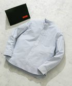 【アーバンリサーチ ロッソ/URBAN RESEARCH ROSSO / MEN】の『WEB限定』『XXLサイズあり』『抗菌/消臭』ハイパフォーマンスオックスバンドカラーシャツ SAX STRIPE|ID: prp329100004979672 ipo3291000000037349793