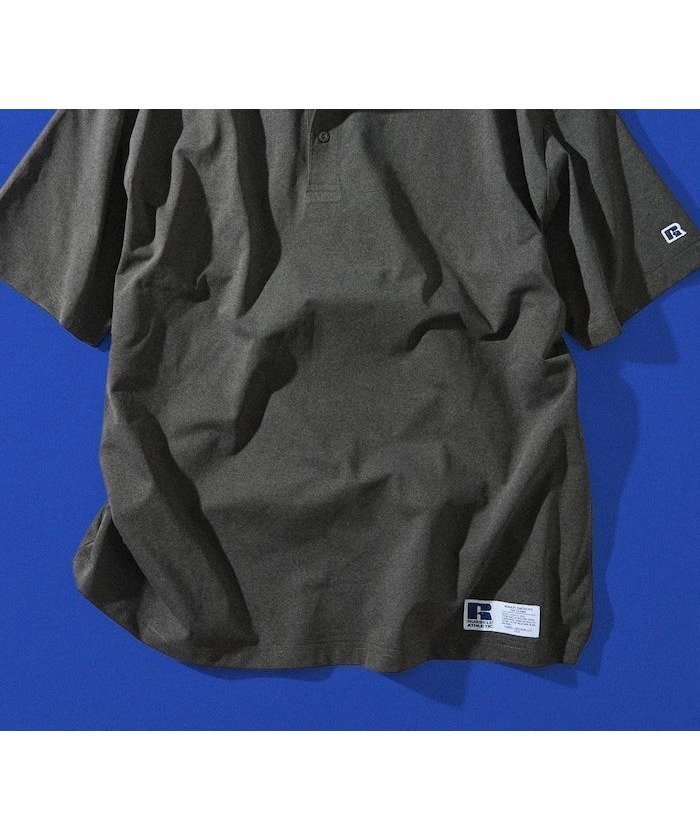 【フリークスストア/FREAK'S STORE】のRUSSEL ATHLETIC×FREAK S STORE 別注 ビッグシルエット ワンポイントロゴ 配色ヘンリーネック Tシャツ 【限定展開】 インテリア・キッズ・メンズ・レディースファッション・服の通販 founy(ファウニー) 　ファッション　Fashion　レディースファッション　Fashion for Women　トップス・カットソー　Cut & Sew Tops　シャツ・ブラウス・オフィスカジュアル　Elegant Blouses & Button-Ups　ロングTシャツ・Tシャツ　Longline T-Shirts & Tees　ヴィンテージ　Vintage Style　カーゴパンツ　Cargo Pants, Utility Pants　ショーツ　Shorts, Short Pants　シンプル　Simple, Minimal　デニム　Denim, Jeans Material　トレンド　Trend, Trending Now　人気　Popular, Best Seller　パッチ　Patch, Appliqué　ビッグ　Big, Oversized　フロント　Front, Front Design　ボトム　Bottoms, Lower Wear　別注　Limited Edition, Custom Order　リラックス　Relax, Relaxed Fit　ワイド　Wide, Wide Fit　ワンポイント　One Point, Statement Accent　S/S・春夏　SS, Spring/Summer, Warm Season　おすすめ　Recommended / Our Picks　夏　Summer　2026年　2026　2026春夏・S/S　Spring/Summer 2026 SS26　スミクロ|ID: prp329100004979695 ipo3291000000037314494