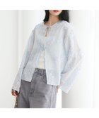 【ビューティ&ユース ユナイテッドアローズ/BEAUTY&YOUTH / UNITED ARROWS】のセルロースナイロン エンブロイダリーシャツ 2WAY 大人の最旬トレンドファッション＆コーディネート founy(ファウニー) ファッション Fashion レディースファッション Fashion for Women トップス・カットソー Cut & Sew Tops シャツ・ブラウス・オフィスカジュアル Elegant Blouses & Button-Ups インナー Innerwear キャミソール Camisole, Spaghetti Strap Top シアー Sheer, See-Through デニム Denim, Jeans Material フェミニン Feminine, Girly ボトム Bottoms, Lower Wear 羽織 Haori, Light Jacket リボン Ribbon, Bow ワイド Wide, Wide Fit おすすめ Recommended / Our Picks thumbnail LT.BLUE|ID: prp329100004979741 ipo3291000000037314923