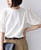 【シップス/SHIPS】のSHIPS Colors 手洗い可能 ミニ裏毛 レース スリーブ トップス 大人の最旬トレンドファッション＆コーディネート founy(ファウニー) ファッション Fashion レディースファッション Fashion for Women トップス・カットソー Cut & Sew Tops 今季 This Season, Current Season シンプル Simple, Minimal スリーブ Sleeve, Long Sleeve / Short Sleeve デニム Denim, Jeans Material ボトム Bottoms, Lower Wear メンズ Men's, Menswear レース Lace, Lace Fabric アウトレット Outlet / Clearance おすすめ Recommended / Our Picks エレガント 上品 Elegant ビジネス 仕事 通勤 Business / Work / Commuting 2026年 2026 2026春夏・S/S Spring/Summer 2026 SS26 thumbnail オフホワイト|ID: prp329100004979756 ipo3291000000037315003