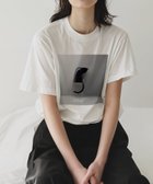 【マミアン/MAMIAN】のurday【Animal/Black Cat/WB】フォトTシャツ ホワイト|ID: prp329100004979757 ipo3291000000037315007