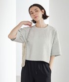 【ビューティ&ユース ユナイテッドアローズ/BEAUTY&YOUTH / UNITED ARROWS】のジャガード クルーネック 6分袖 プルオーバー LT.BLUE|ID: prp329100004979764 ipo3291000000037315051