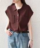 【シップス/SHIPS】のSHIPS Colors 手洗い可能 ポロ フレンチスリーブ ニット ベスト 大人の最旬トレンドファッション＆コーディネート founy(ファウニー) ファッション Fashion レディースファッション Fashion for Women アウター Coat / Outerwear Collection トップス・カットソー Cut & Sew Tops ニット Knit Tops & Sweaters ベスト&ジレ / 重ね着スタイル Vests & Gilets オレンジ Orange コンパクト Compact, Small Size ジャケット Jacket, Outerwear スリーブ Sleeve, Long Sleeve / Short Sleeve デニム Denim, Jeans Material フレンチ French, French Style ベスト Vest, Waistcoat ポケット Pocket, Pocket Detail メンズ Men's, Menswear アウトレット Outlet / Clearance 夏 Summer ビジネス 仕事 通勤 Business / Work / Commuting 2026年 2026 2026春夏・S/S Spring/Summer 2026 SS26 thumbnail ブラウン|ID: prp329100004979766 ipo3291000000037315059