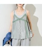 【フリークスストア/FREAK'S STORE】のインドレーヨンシャンタンレースキャミビスチェ【限定展開】 大人の最旬トレンドファッション＆コーディネート founy(ファウニー) ファッション Fashion レディースファッション Fashion for Women トップス・カットソー Cut & Sew Tops キャミソール&ノースリーブ Camisoles & Sleeveless Tops ビスチェ Bustiers & Corset Tops / Layered Bustier Style インナー Innerwear キャップ Cap, Baseball Cap 今季 This Season, Current Season シャンタン Shantung, Silk-Like Fabric タンク Tank Top, Sleeveless Top デニム Denim, Jeans Material バランス Balance, Style Balance ボトム Bottoms, Lower Wear ランジェリー Lingerie, Intimate Wear レース Lace, Lace Fabric S/S・春夏 SS, Spring/Summer, Warm Season おすすめ Recommended / Our Picks 夏 Summer エレガント 上品 Elegant 2026年 2026 2026春夏・S/S Spring/Summer 2026 SS26 thumbnail ブルーグリーン|ID: prp329100004979774 ipo3291000000037315109