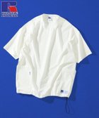 【フリークスストア/FREAK'S STORE】のRUSSEL ATHLETIC×FREAK S STORE 別注 ビッグシルエット ヘムコード サイドポケット Tシャツ 【限定展開】 大人の最旬トレンドファッション＆コーディネート founy(ファウニー) ファッション Fashion レディースファッション Fashion for Women トップス・カットソー Cut & Sew Tops シャツ・ブラウス・オフィスカジュアル Elegant Blouses & Button-Ups ロングTシャツ・Tシャツ Longline T-Shirts & Tees 2026年 2026 2026春夏・S/S Spring/Summer 2026 SS26 ビッグ Big, Oversized ポケット Pocket, Pocket Detail 別注 Limited Edition, Custom Order 夏 Summer S/S・春夏 SS, Spring/Summer, Warm Season thumbnail ホワイト|ID: prp329100004979778 ipo3291000000037315129