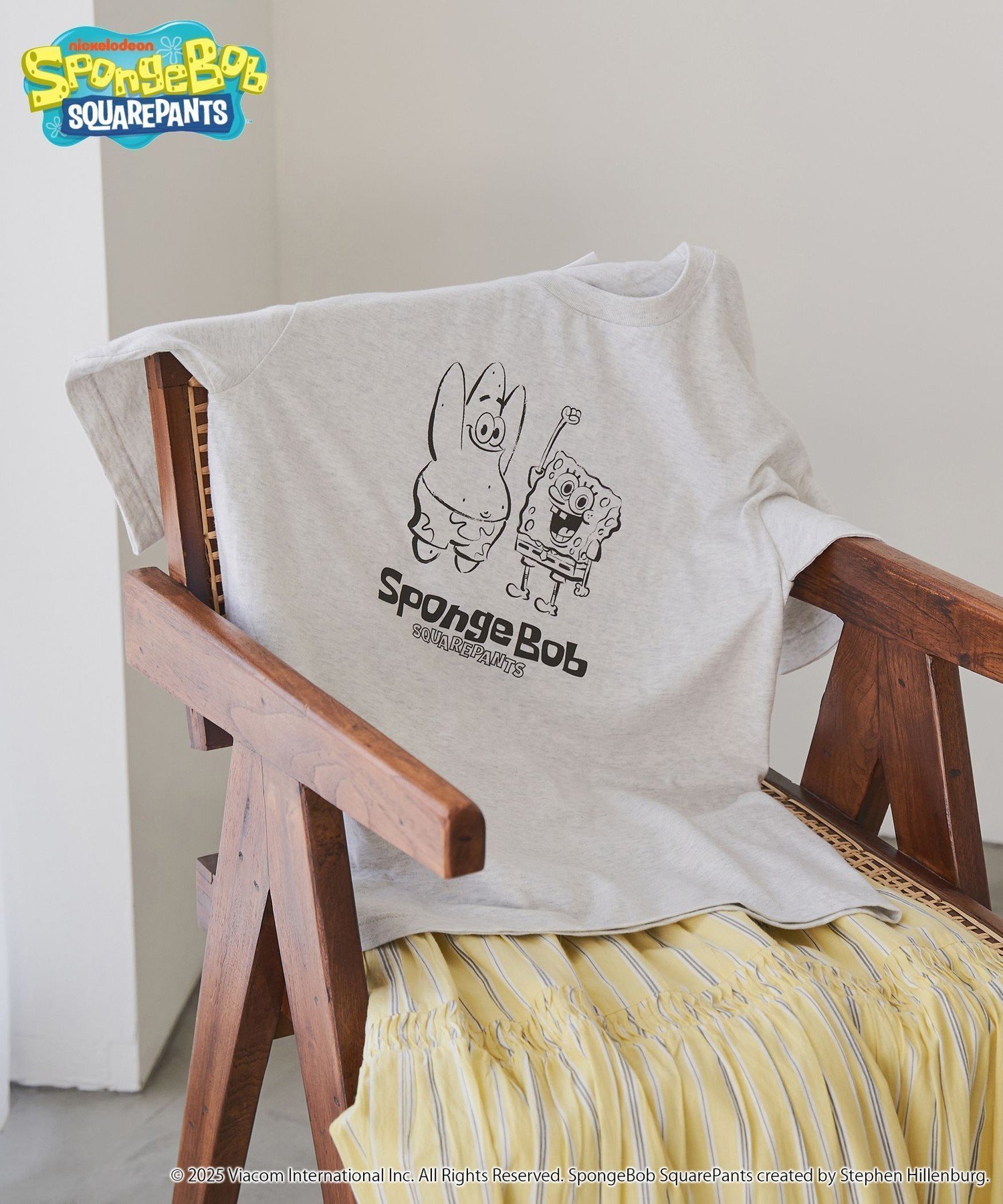 【コーエン/COEN】の【SpongeBob / スポンジ・ボブ 別注】グラフィックプリントUNI-Tシャツ インテリア・キッズ・メンズ・レディースファッション・服の通販 founy(ファウニー) 　ファッション　Fashion　レディースファッション　Fashion for Women　トップス・カットソー　Cut & Sew Tops　シャツ・ブラウス・オフィスカジュアル　Elegant Blouses & Button-Ups　ロングTシャツ・Tシャツ　Longline T-Shirts & Tees　グラフィック　Graphic, Graphic Design　コレクション　Collection, Seasonal Line　トレンド　Trend, Trending Now　人気　Popular, Best Seller　プリント　Print, Printed Pattern　別注　Limited Edition, Custom Order　おすすめ　Recommended / Our Picks　夏　Summer　NATURAL|ID: prp329100004979789 ipo3291000000037315210