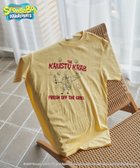 【コーエン/COEN】の【SpongeBob / スポンジ・ボブ 別注】グラフィックプリントUNI-Tシャツ 大人の最旬トレンドファッション＆コーディネート founy(ファウニー) ファッション Fashion レディースファッション Fashion for Women トップス・カットソー Cut & Sew Tops シャツ・ブラウス・オフィスカジュアル Elegant Blouses & Button-Ups ロングTシャツ・Tシャツ Longline T-Shirts & Tees グラフィック Graphic, Graphic Design コレクション Collection, Seasonal Line トレンド Trend, Trending Now 人気 Popular, Best Seller プリント Print, Printed Pattern 別注 Limited Edition, Custom Order おすすめ Recommended / Our Picks 夏 Summer thumbnail YELLOW|ID: prp329100004979789 ipo3291000000037315212
