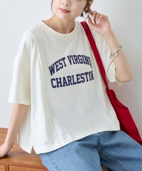 【チャオパニックティピー/CIAOPANIC TYPY】のUSAコットン切替プリントTee 大人の最旬トレンドファッション＆コーディネート founy(ファウニー) ファッション Fashion レディースファッション Fashion for Women インナー Innerwear キャミワンピース Cami Dress, Slip Dress 切替 Switching, Contrast Panel シンプル Simple, Minimal デニム Denim, Jeans Material 定番 Standard, Basic Item フロント Front, Front Design プリント Print, Printed Pattern リラックス Relax, Relaxed Fit おすすめ Recommended / Our Picks |ID:prp329100004979792