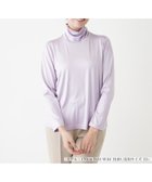 【レリアンプラスハウス/Leilian PLUS HOUSE】の【店頭人気】【ウォッシャブル】ハイネックカットソー 大人の最旬トレンドファッション＆コーディネート founy(ファウニー) ファッション Fashion レディースファッション Fashion for Women トップス・カットソー Cut & Sew Tops カットソー・ベーシックTシャツ Cut-and-Sewn Tops / Stretch Tees & Basics インナー Innerwear ウォッシャブル Machine Washable カーディガン Cardigan, Knitwear シルク Silk, 100% Silk ジャケット Jacket, Outerwear フィット Fit, Slim Fit ポケット Pocket, Pocket Detail 人気 Popular, Best Seller 夏 Summer thumbnail ライラック|ID: prp329100004979795 ipo3291000000037315249