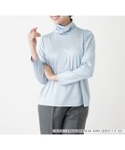 【レリアンプラスハウス/Leilian PLUS HOUSE】の【店頭人気】【ウォッシャブル】ハイネックカットソー 大人の最旬トレンドファッション＆コーディネート founy(ファウニー) ファッション Fashion レディースファッション Fashion for Women トップス・カットソー Cut & Sew Tops カットソー・ベーシックTシャツ Cut-and-Sewn Tops / Stretch Tees & Basics インナー Innerwear ウォッシャブル Machine Washable カーディガン Cardigan, Knitwear シルク Silk, 100% Silk ジャケット Jacket, Outerwear フィット Fit, Slim Fit ポケット Pocket, Pocket Detail 人気 Popular, Best Seller 夏 Summer thumbnail サックスブルー|ID: prp329100004979795 ipo3291000000037315250