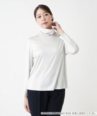 【レリアンプラスハウス/Leilian PLUS HOUSE】の【店頭人気】【ウォッシャブル】ハイネックカットソー 大人の最旬トレンドファッション＆コーディネート founy(ファウニー) ファッション Fashion レディースファッション Fashion for Women トップス・カットソー Cut & Sew Tops カットソー・ベーシックTシャツ Cut-and-Sewn Tops / Stretch Tees & Basics インナー Innerwear ウォッシャブル Machine Washable カーディガン Cardigan, Knitwear シルク Silk, 100% Silk ジャケット Jacket, Outerwear フィット Fit, Slim Fit ポケット Pocket, Pocket Detail 人気 Popular, Best Seller 夏 Summer thumbnail ライトグレー|ID: prp329100004979795 ipo3291000000037315254