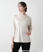【レリアンプラスハウス/Leilian PLUS HOUSE】の【店頭人気】【ウォッシャブル】ドレープネックカットソー 大人の最旬トレンドファッション＆コーディネート founy(ファウニー) ファッション Fashion レディースファッション Fashion for Women トップス・カットソー Cut & Sew Tops カットソー・ベーシックTシャツ Cut-and-Sewn Tops / Stretch Tees & Basics なめらか Smooth, Silky Texture ウォッシャブル Machine Washable エレガント 上品 Elegant シルク Silk, 100% Silk シンプル Simple, Minimal ジャケット Jacket, Outerwear ドレープ Drape, Draping Fabric ポケット Pocket, Pocket Detail 人気 Popular, Best Seller 夏 Summer thumbnail ベージュ|ID: prp329100004979796 ipo3291000000037315258