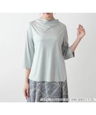 【レリアンプラスハウス/Leilian PLUS HOUSE】の【店頭人気】【ウォッシャブル】ドレープネックカットソー 大人の最旬トレンドファッション＆コーディネート founy(ファウニー) ファッション Fashion レディースファッション Fashion for Women トップス・カットソー Cut & Sew Tops カットソー・ベーシックTシャツ Cut-and-Sewn Tops / Stretch Tees & Basics なめらか Smooth, Silky Texture ウォッシャブル Machine Washable エレガント 上品 Elegant シルク Silk, 100% Silk シンプル Simple, Minimal ジャケット Jacket, Outerwear ドレープ Drape, Draping Fabric ポケット Pocket, Pocket Detail 人気 Popular, Best Seller 夏 Summer thumbnail ライトグレー|ID: prp329100004979796 ipo3291000000037315259