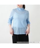 【レリアンプラスハウス/Leilian PLUS HOUSE】の【店頭人気】【ウォッシャブル】タートルネックプルオーバー 大人の最旬トレンドファッション＆コーディネート founy(ファウニー) ファッション Fashion レディースファッション Fashion for Women トップス・カットソー Cut & Sew Tops カジュアルプルオーバー・ニットトップス Pullovers & Knit Tops / Casual Pullovers タートルネック・ハイネックトップス Turtlenecks & High-Neck Tops インナー Innerwear ウォッシャブル Machine Washable カーディガン Cardigan, Knitwear シルク Silk, 100% Silk シンプル Simple, Minimal ジャケット Jacket, Outerwear タートルネック Turtleneck, High Neck デコルテ Décolleté, Neckline バランス Balance, Style Balance ポケット Pocket, Pocket Detail 人気 Popular, Best Seller 夏 Summer 春 Spring S/S・春夏 SS, Spring/Summer, Warm Season thumbnail スカイブルー|ID: prp329100004979797 ipo3291000000037315261