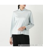 【レリアンプラスハウス/Leilian PLUS HOUSE】の【店舗人気】【ウォッシャブル】ハイネックカットソー 大人の最旬トレンドファッション＆コーディネート founy(ファウニー) ファッション Fashion レディースファッション Fashion for Women トップス・カットソー Cut & Sew Tops カットソー・ベーシックTシャツ Cut-and-Sewn Tops / Stretch Tees & Basics インナー Innerwear ウォッシャブル Machine Washable カーディガン Cardigan, Knitwear シンプル Simple, Minimal ジャケット Jacket, Outerwear ポケット Pocket, Pocket Detail 人気 Popular, Best Seller 無地 Plain, Solid Color 秋 Autumn 長袖 Long Sleeve, Full Sleeve thumbnail グリーン|ID: prp329100004979802 ipo3291000000037315288
