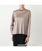 【レリアンプラスハウス/Leilian PLUS HOUSE】の【店舗人気】【ウォッシャブル】ハイネックカットソー 大人の最旬トレンドファッション＆コーディネート founy(ファウニー) ファッション Fashion レディースファッション Fashion for Women トップス・カットソー Cut & Sew Tops カットソー・ベーシックTシャツ Cut-and-Sewn Tops / Stretch Tees & Basics インナー Innerwear ウォッシャブル Machine Washable カーディガン Cardigan, Knitwear シンプル Simple, Minimal ジャケット Jacket, Outerwear ポケット Pocket, Pocket Detail 人気 Popular, Best Seller 無地 Plain, Solid Color 秋 Autumn 長袖 Long Sleeve, Full Sleeve thumbnail ブラウン|ID: prp329100004979802 ipo3291000000037315291