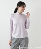 【レリアン/LEILIAN】のハイネックカットソー 大人の最旬トレンドファッション＆コーディネート founy(ファウニー) ファッション Fashion レディースファッション Fashion for Women トップス・カットソー Cut & Sew Tops カットソー・ベーシックTシャツ Cut-and-Sewn Tops / Stretch Tees & Basics インナー Innerwear ウォッシャブル Machine Washable シルク Silk, 100% Silk シンプル Simple, Minimal ジャケット Jacket, Outerwear ストレッチ Stretch, Stretchy Fabric フィット Fit, Slim Fit ベーシック Basic, Essential ポケット Pocket, Pocket Detail エレガント 上品 Elegant 秋 Autumn thumbnail ラベンダー系|ID: prp329100004979810 ipo3291000000037315329