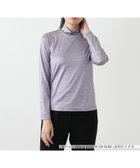 【レリアン/LEILIAN】のハイネックカットソー 大人の最旬トレンドファッション＆コーディネート founy(ファウニー) ファッション Fashion レディースファッション Fashion for Women トップス・カットソー Cut & Sew Tops カットソー・ベーシックTシャツ Cut-and-Sewn Tops / Stretch Tees & Basics インナー Innerwear ウォッシャブル Machine Washable シルク Silk, 100% Silk シンプル Simple, Minimal ジャケット Jacket, Outerwear ストレッチ Stretch, Stretchy Fabric フィット Fit, Slim Fit ベーシック Basic, Essential ポケット Pocket, Pocket Detail エレガント 上品 Elegant 秋 Autumn thumbnail パープル|ID: prp329100004979810 ipo3291000000037315330