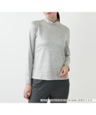 【レリアン/LEILIAN】のハイネックカットソー 大人の最旬トレンドファッション＆コーディネート founy(ファウニー) ファッション Fashion レディースファッション Fashion for Women トップス・カットソー Cut & Sew Tops カットソー・ベーシックTシャツ Cut-and-Sewn Tops / Stretch Tees & Basics インナー Innerwear ウォッシャブル Machine Washable シルク Silk, 100% Silk シンプル Simple, Minimal ジャケット Jacket, Outerwear ストレッチ Stretch, Stretchy Fabric フィット Fit, Slim Fit ベーシック Basic, Essential ポケット Pocket, Pocket Detail エレガント 上品 Elegant 秋 Autumn thumbnail ライトグレー|ID: prp329100004979810 ipo3291000000037315337