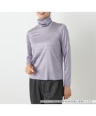 【レリアン/LEILIAN】のシルク混タートルネックカットソー 大人の最旬トレンドファッション＆コーディネート founy(ファウニー) ファッション Fashion レディースファッション Fashion for Women トップス・カットソー Cut & Sew Tops カットソー・ベーシックTシャツ Cut-and-Sewn Tops / Stretch Tees & Basics タートルネック・ハイネックトップス Turtlenecks & High-Neck Tops インナー Innerwear ウォッシャブル Machine Washable エレガント 上品 Elegant カットソー Cut and Sewn Top シルク Silk, 100% Silk ジャケット Jacket, Outerwear フィット Fit, Slim Fit ポケット Pocket, Pocket Detail 秋 Autumn thumbnail パープル|ID: prp329100004979811 ipo3291000000037315341