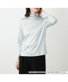 【レリアン/LEILIAN】のシルク混タートルネックカットソー 大人の最旬トレンドファッション＆コーディネート founy(ファウニー) ファッション Fashion レディースファッション Fashion for Women トップス・カットソー Cut & Sew Tops カットソー・ベーシックTシャツ Cut-and-Sewn Tops / Stretch Tees & Basics タートルネック・ハイネックトップス Turtlenecks & High-Neck Tops インナー Innerwear ウォッシャブル Machine Washable エレガント 上品 Elegant カットソー Cut and Sewn Top シルク Silk, 100% Silk ジャケット Jacket, Outerwear フィット Fit, Slim Fit ポケット Pocket, Pocket Detail 秋 Autumn thumbnail グリーン|ID: prp329100004979811 ipo3291000000037315342