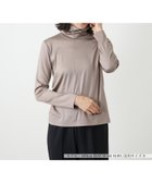 【レリアン/LEILIAN】のシルク混タートルネックカットソー 大人の最旬トレンドファッション＆コーディネート founy(ファウニー) ファッション Fashion レディースファッション Fashion for Women トップス・カットソー Cut & Sew Tops カットソー・ベーシックTシャツ Cut-and-Sewn Tops / Stretch Tees & Basics タートルネック・ハイネックトップス Turtlenecks & High-Neck Tops インナー Innerwear ウォッシャブル Machine Washable エレガント 上品 Elegant カットソー Cut and Sewn Top シルク Silk, 100% Silk ジャケット Jacket, Outerwear フィット Fit, Slim Fit ポケット Pocket, Pocket Detail 秋 Autumn thumbnail ブラウン|ID: prp329100004979811 ipo3291000000037315345