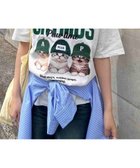 【アズノウアズ プラス/AS KNOW AS plus】の0【UNISEX ITEM】『ゆったりサイズ』リアル猫プリント おめかし半袖Tシャツ 大人の最旬トレンドファッション＆コーディネート founy(ファウニー) ファッション Fashion レディースファッション Fashion for Women トップス・カットソー Cut & Sew Tops シャツ・ブラウス・オフィスカジュアル Elegant Blouses & Button-Ups ロングTシャツ・Tシャツ Longline T-Shirts & Tees アニマル Animal Print ガーリー Girly, Feminine Style キャップ Cap, Baseball Cap シンプル Simple, Minimal ネコ Cat, Feline Motif 猫 Cat, Kitty フロント Front, Front Design プリント Print, Printed Pattern ボトム Bottoms, Lower Wear 半袖 Short Sleeve, Half Sleeve 帽子 Hat, Headwear ユニセックス Unisex, Genderless リアル Real, Realistic 再入荷 Restock / Back in Stock おすすめ Recommended / Our Picks thumbnail OTXGRネコ|ID: prp329100004979817 ipo3291000000037315372
