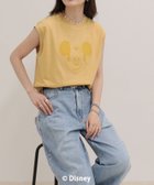 【フレディ&グロスター/FREDY&GLOSTER】の【GOOD ROCK SPEED/グッドロックスピード】MICKEYノースリーブTシャツ 大人の最旬トレンドファッション＆コーディネート founy(ファウニー) ファッション Fashion レディースファッション Fashion for Women トップス・カットソー Cut & Sew Tops キャミソール&ノースリーブ Camisoles & Sleeveless Tops シャツ・ブラウス・オフィスカジュアル Elegant Blouses & Button-Ups ロングTシャツ・Tシャツ Longline T-Shirts & Tees インナー Innerwear ウォッシュ Washed Finish ヴィンテージ Vintage Style グラフィック Graphic, Graphic Design ジャケット Jacket, Outerwear スリーブ Sleeve, Long Sleeve / Short Sleeve ノースリーブ Sleeveless, No-Sleeve フェイス Face, Facial Design プリント Print, Printed Pattern おすすめ Recommended / Our Picks 2026年 2026 2026春夏・S/S Spring/Summer 2026 SS26 thumbnail イエロー|ID: prp329100004979820 ipo3291000000037315384