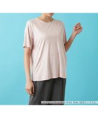 【レリアンプラスハウス/Leilian PLUS HOUSE】のシルク100%半袖カットソー 大人の最旬トレンドファッション＆コーディネート founy(ファウニー) ファッション Fashion レディースファッション Fashion for Women トップス・カットソー Cut & Sew Tops カットソー・ベーシックTシャツ Cut-and-Sewn Tops / Stretch Tees & Basics インナー Innerwear ウォッシャブル Machine Washable カットソー Cut and Sewn Top シルク Silk, 100% Silk シンプル Simple, Minimal ジャケット Jacket, Outerwear フィット Fit, Slim Fit プレーン Plain, Simple ポケット Pocket, Pocket Detail リラックス Relax, Relaxed Fit ループ Loop, Loop Knit エレガント 上品 Elegant 半袖 Short Sleeve, Half Sleeve 夏 Summer thumbnail ピンク|ID: prp329100004979830 ipo3291000000037315425