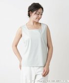 【レリアンプラスハウス/Leilian PLUS HOUSE】の【店頭人気】ノースリーブカットソー 大人の最旬トレンドファッション＆コーディネート founy(ファウニー) ファッション Fashion レディースファッション Fashion for Women トップス・カットソー Cut & Sew Tops キャミソール&ノースリーブ Camisoles & Sleeveless Tops カットソー・ベーシックTシャツ Cut-and-Sewn Tops / Stretch Tees & Basics ウォッシャブル Machine Washable カーディガン Cardigan, Knitwear ジャケット Jacket, Outerwear スクエア Square, Square Shape デコルテ Décolleté, Neckline バランス Balance, Style Balance フォルム Silhouette, Form ポケット Pocket, Pocket Detail 人気 Popular, Best Seller 夏 Summer thumbnail ライトグレー|ID: prp329100004979832 ipo3291000000037315432
