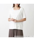 【レリアンプラスハウス/Leilian PLUS HOUSE】のスクエアネックTシャツ 大人の最旬トレンドファッション＆コーディネート founy(ファウニー) ファッション Fashion レディースファッション Fashion for Women トップス・カットソー Cut & Sew Tops シャツ・ブラウス・オフィスカジュアル Elegant Blouses & Button-Ups ロングTシャツ・Tシャツ Longline T-Shirts & Tees インナー Innerwear ウォッシャブル Machine Washable カットソー Cut and Sewn Top シンプル Simple, Minimal ジーンズ Jeans, Denim Pants スクエア Square, Square Shape デコルテ Décolleté, Neckline ポケット Pocket, Pocket Detail 秋 Autumn thumbnail アイボリー|ID: prp329100004979833 ipo3291000000037315435