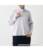 【レリアンプラスハウス/Leilian PLUS HOUSE】の【店頭人気】タートルネックカットソー【シルク混】 大人の最旬トレンドファッション＆コーディネート founy(ファウニー) ファッション Fashion レディースファッション Fashion for Women トップス・カットソー Cut & Sew Tops カットソー・ベーシックTシャツ Cut-and-Sewn Tops / Stretch Tees & Basics タートルネック・ハイネックトップス Turtlenecks & High-Neck Tops ウォッシャブル Machine Washable エレガント 上品 Elegant シルク Silk, 100% Silk ジャケット Jacket, Outerwear ストレッチ Stretch, Stretchy Fabric ドレープ Drape, Draping Fabric ベーシック Basic, Essential ポケット Pocket, Pocket Detail 人気 Popular, Best Seller 秋 Autumn thumbnail ラベンダー系|ID: prp329100004979834 ipo3291000000037315438