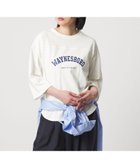 【ユナイテッドアローズ/UNITED ARROWS】のプリント フットボールT 7分袖 A DAY IN THE LIFE 大人の最旬トレンドファッション＆コーディネート founy(ファウニー) ファッション Fashion レディースファッション Fashion for Women トップス・カットソー Cut & Sew Tops スラックス Slacks, Dress Pants トレンド Trend, Trending Now 定番 Standard, Basic Item バランス Balance, Style Balance プリント Print, Printed Pattern 無地 Plain, Solid Color ヨーク Yoke, Yoke Design ワイド Wide, Wide Fit アウトレット Outlet / Clearance ビジネス 仕事 通勤 Business / Work / Commuting thumbnail OFF WHITE|ID: prp329100004979858 ipo3291000000037315543