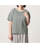 【ユナイテッドアローズ/UNITED ARROWS】のワッフルボーダー タックスリーブTシャツ A DAY IN THE LIFE 大人の最旬トレンドファッション＆コーディネート founy(ファウニー) ファッション Fashion レディースファッション Fashion for Women トップス・カットソー Cut & Sew Tops シャツ・ブラウス・オフィスカジュアル Elegant Blouses & Button-Ups ロングTシャツ・Tシャツ Longline T-Shirts & Tees カットソー Cut and Sewn Top シンプル Simple, Minimal スリーブ Sleeve, Long Sleeve / Short Sleeve デニム Denim, Jeans Material トレンド Trend, Trending Now バランス Balance, Style Balance フォルム Silhouette, Form ボーダー Border, Stripe 無地 Plain, Solid Color ロング Long, Long-Length ワッフル Waffle, Waffle Knit アウトレット Outlet / Clearance おすすめ Recommended / Our Picks 夏 Summer ビジネス 仕事 通勤 Business / Work / Commuting thumbnail KELLY|ID: prp329100004979869 ipo3291000000037315604