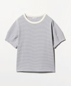 【ユナイテッドアローズ/UNITED ARROWS】のワッフルボーダー タックスリーブTシャツ A DAY IN THE LIFE 大人の最旬トレンドファッション＆コーディネート founy(ファウニー) ファッション Fashion レディースファッション Fashion for Women トップス・カットソー Cut & Sew Tops シャツ・ブラウス・オフィスカジュアル Elegant Blouses & Button-Ups ロングTシャツ・Tシャツ Longline T-Shirts & Tees カットソー Cut and Sewn Top シンプル Simple, Minimal スリーブ Sleeve, Long Sleeve / Short Sleeve デニム Denim, Jeans Material トレンド Trend, Trending Now バランス Balance, Style Balance フォルム Silhouette, Form ボーダー Border, Stripe 無地 Plain, Solid Color ロング Long, Long-Length ワッフル Waffle, Waffle Knit アウトレット Outlet / Clearance おすすめ Recommended / Our Picks 夏 Summer ビジネス 仕事 通勤 Business / Work / Commuting thumbnail LT.BLUE|ID: prp329100004979869 ipo3291000000037315605