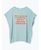 【ルディックパーク/LUDIC PARK】のレイヤーメッセージTシャツ 大人の最旬トレンドファッション＆コーディネート founy(ファウニー) ファッション Fashion レディースファッション Fashion for Women トップス・カットソー Cut & Sew Tops シャツ・ブラウス・オフィスカジュアル Elegant Blouses & Button-Ups ロングTシャツ・Tシャツ Longline T-Shirts & Tees おすすめ Recommended / Our Picks キャミソール Camisole, Spaghetti Strap Top デニム Denim, Jeans Material プリント Print, Printed Pattern thumbnail 黄緑|ID: prp329100004979879 ipo3291000000037315656