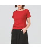 【ビームス ウイメン/BEAMS】のネックリボン ボートネック Tシャツ 大人の最旬トレンドファッション＆コーディネート founy(ファウニー) ファッション Fashion レディースファッション Fashion for Women トップス・カットソー Cut & Sew Tops シャツ・ブラウス・オフィスカジュアル Elegant Blouses & Button-Ups ロングTシャツ・Tシャツ Longline T-Shirts & Tees インナー Innerwear カットソー Cut and Sewn Top キャミワンピース Cami Dress, Slip Dress シンプル Simple, Minimal スラックス Slacks, Dress Pants デコルテ Décolleté, Neckline デニム Denim, Jeans Material フィット Fit, Slim Fit リボン Ribbon, Bow おすすめ Recommended / Our Picks thumbnail RED|ID: prp329100004979883 ipo3291000000037315673