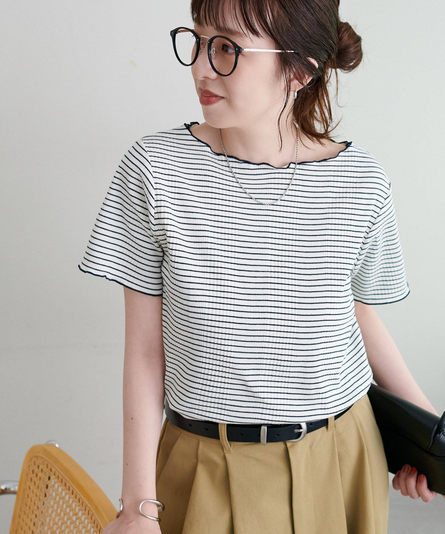 【ディスコート/Discoat】のランダムリブメロープルオーバー インテリア・キッズ・メンズ・レディースファッション・服の通販 founy(ファウニー) 　ファッション　Fashion　レディースファッション　Fashion for Women　トップス・カットソー　Cut & Sew Tops　カジュアルプルオーバー・ニットトップス　Pullovers & Knit Tops / Casual Pullovers　おすすめ　Recommended / Our Picks　とろみ　Fluid, Flowy Fabric　インナー　Innerwear　コンパクト　Compact, Small Size　シンプル　Simple, Minimal　スラックス　Slacks, Dress Pants　センター　Center, Center Line　デニム　Denim, Jeans Material　フィット　Fit, Slim Fit　ネイビー|ID: prp329100004979889 ipo3291000000037315695