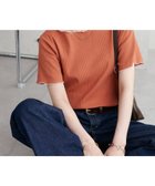 【ディスコート/Discoat】のランダムリブメロープルオーバー 大人の最旬トレンドファッション＆コーディネート founy(ファウニー) ファッション Fashion レディースファッション Fashion for Women トップス・カットソー Cut & Sew Tops カジュアルプルオーバー・ニットトップス Pullovers & Knit Tops / Casual Pullovers おすすめ Recommended / Our Picks とろみ Fluid, Flowy Fabric インナー Innerwear コンパクト Compact, Small Size シンプル Simple, Minimal スラックス Slacks, Dress Pants センター Center, Center Line デニム Denim, Jeans Material フィット Fit, Slim Fit thumbnail オレンジ|ID: prp329100004979889 ipo3291000000037315699
