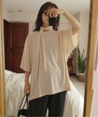 【スローブ イエナ/SLOBE IENA】のPlus by ONIT/オニット SLOBE別注 スカーフ付Tシャツ ベージュ A|ID: prp329100004979902 ipo3291000000037315748