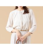 【ニューヨーカー/NEWYORKER】のTR天竺 ストレッチデシン ドッキングブラウス 大人の最旬トレンドファッション＆コーディネート founy(ファウニー) ファッション Fashion レディースファッション Fashion for Women トップス・カットソー Cut & Sew Tops シャツ・ブラウス・オフィスカジュアル Elegant Blouses & Button-Ups インナー Innerwear 春 Spring カットソー Cut and Sewn Top ジャケット Jacket, Outerwear ストレッチ Stretch, Stretchy Fabric ドッキング Docking, Mixed Material バランス Balance, Style Balance フロント Front, Front Design S/S・春夏 SS, Spring/Summer, Warm Season 夏 Summer エレガント 上品 Elegant ビジネス 仕事 通勤 Business / Work / Commuting thumbnail ライトグレー|ID: prp329100004979920 ipo3291000000037315813