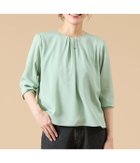 【ニューヨーカー/NEWYORKER】のTR天竺 ストレッチデシン ドッキングブラウス 大人の最旬トレンドファッション＆コーディネート founy(ファウニー) ファッション Fashion レディースファッション Fashion for Women トップス・カットソー Cut & Sew Tops シャツ・ブラウス・オフィスカジュアル Elegant Blouses & Button-Ups インナー Innerwear 春 Spring カットソー Cut and Sewn Top ジャケット Jacket, Outerwear ストレッチ Stretch, Stretchy Fabric ドッキング Docking, Mixed Material バランス Balance, Style Balance フロント Front, Front Design S/S・春夏 SS, Spring/Summer, Warm Season 夏 Summer エレガント 上品 Elegant ビジネス 仕事 通勤 Business / Work / Commuting thumbnail ライトグリーン|ID: prp329100004979920 ipo3291000000037315815