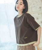 【ニコアンド/niko and】のレイヤーライクTシャツ 大人の最旬トレンドファッション＆コーディネート founy(ファウニー) ファッション Fashion レディースファッション Fashion for Women トップス・カットソー Cut & Sew Tops シャツ・ブラウス・オフィスカジュアル Elegant Blouses & Button-Ups ロングTシャツ・Tシャツ Longline T-Shirts & Tees おすすめ Recommended / Our Picks サンダル Sandals, Summer Shoes ショルダー Shoulder, Shoulder Strap シンプル Simple, Minimal ストライプ Stripe, Striped Pattern スラックス Slacks, Dress Pants トレンド Trend, Trending Now ドロップ Drop Shoulder, Dropped Style フロント Front, Front Design ワイド Wide, Wide Fit 夏 Summer thumbnail ブラウン|ID: prp329100004979923 ipo3291000000037315826