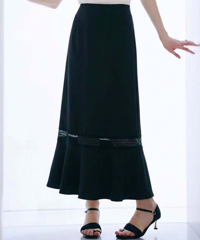 【セルフィスト/SELFIST】のレース切替マーメイドスカート インテリア・キッズ・メンズ・レディースファッション・服の通販 founy(ファウニー) https://founy.com/ ファッション Fashion レディースファッション Fashion for Women スカート Skirts おすすめ Recommended / Our Picks キャップ Cap, Baseball Cap コンパクト Compact, Small Size ダウン Down, Puffer フェミニン Feminine, Girly マーメイド Mermaid, Fishtail Silhouette レース Lace, Lace Fabric エレガント 上品 Elegant 切替 Switching, Contrast Panel |ID: prp329100004979958 ipo3291000000037316001