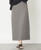 【アバハウスマヴィ/abahouse mavie】の【なめらかな質感】スウェットライクスカート 大人の最旬トレンドファッション＆コーディネート founy(ファウニー) ファッション Fashion レディースファッション Fashion for Women スカート Skirts おすすめ Recommended / Our Picks なめらか Smooth, Silky Texture コンパクト Compact, Small Size タイトスカート Pencil Skirt, Tight Skirt フォルム Silhouette, Form リラックス Relax, Relaxed Fit ビジネス 仕事 通勤 Business / Work / Commuting thumbnail チャコールグレー|ID: prp329100004979960 ipo3291000000037316010