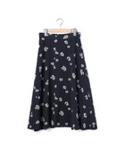 【キース/KEITH】のPoshフラワースカート 大人の最旬トレンドファッション＆コーディネート founy(ファウニー) ファッション Fashion レディースファッション Fashion for Women スカート Skirts スタイリッシュ Stylish, Fashionable ドレープ Drape, Draping Fabric フェミニン Feminine, Girly フラワー Flower, Floral フレア Flare, Flared プリント Print, Printed Pattern ロング Long, Long-Length thumbnail ネイビー|ID: prp329100004979965 ipo3291000000037316029