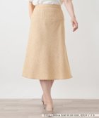 【レリアン/LEILIAN】のAラインミディスカート【Leilian WHITE LABEL】 大人の最旬トレンドファッション＆コーディネート founy(ファウニー) ファッション Fashion レディースファッション Fashion for Women スカート Skirts ジャケット Jacket, Outerwear スマート Smart, Elegant セットアップ Set-Up, Coordinated Outfit トレンド Trend, Trending Now ベーシック Basic, Essential ポケット Pocket, Pocket Detail リラックス Relax, Relaxed Fit 夏 Summer thumbnail ベージュ|ID: prp329100004979987 ipo3291000000037316101