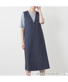 【レリアン/LEILIAN】のVネックジャンパースカート【Leilian WHITE LABEL】 ネイビー系|ID: prp329100004979988 ipo3291000000037316103